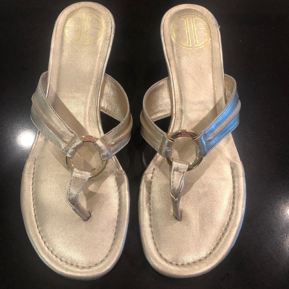 Lilly Pulitzer McKim wedge sandals